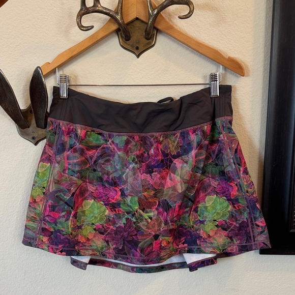 Lululemon Pace Rival Floral Athletic Skirt - Picture 1 of 4